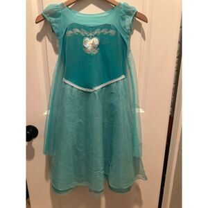 Disney Frozen Girl Elsa Princess Costume Size 5